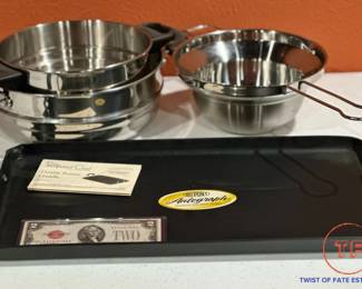 PAMPERED CHEF Griddle and Cookware