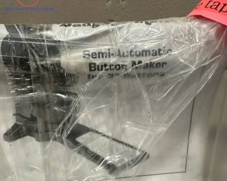 Badge-A-Matic 3" Cast Iron Button Maker - BRAND NEW