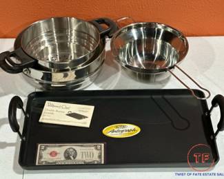 PAMPERED CHEF Griddle and Cookware