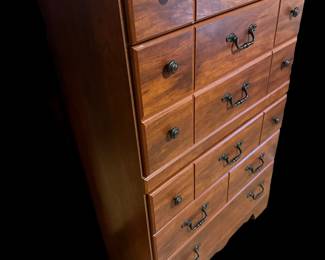 ASHLEY FURNITURE Timberline Collection Tallboy Dresser in Cherry