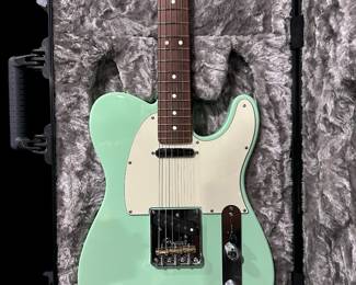 FENDER 2017 Limited Edition American Professional Telecaster® with Solid Rosewood Neck (Surf Green) With FENDER Carrying Case