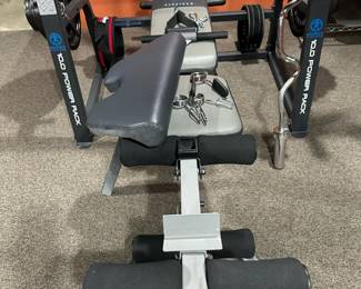 MARCY Platinum 10.0 Power Rack Home Gym WITH 255lbs in Weight Plates