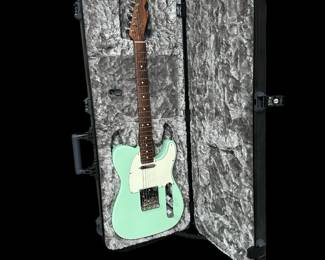 FENDER 2017 Limited Edition American Professional Telecaster® with Solid Rosewood Neck (Surf Green) With FENDER Carrying Case
