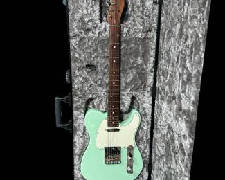 FENDER 2017 Limited Edition American Professional Telecaster® with Solid Rosewood Neck (Surf Green) With FENDER Carrying Case