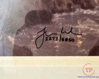 Limited Edition Lithograph "Sea of Tranquility" by THOMAS KINKADE