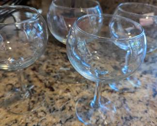 A meal without wine is called breakfast... ( I said that because these are 
wine glasses ).