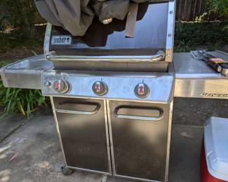 Bbq time! Steak and potatoes ..oh yum 