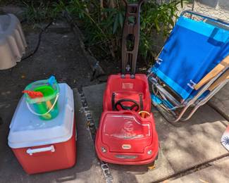 Cooler and some cool toys 