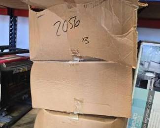 #2056 • 3 boxes of raindeer crossing Sign
