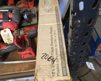 #2064 • Box of Painters Plastic
