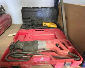 #2036 • Dewalt & Milwaukee Sawzall
