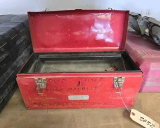 #2032 • Red Metal Toolbox
