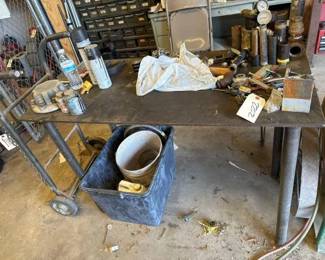 #2202 • Metal Work Table
