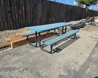 #3000 • Metal Picnic Table
