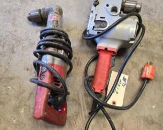 #2126 • Milwaukee Hole Hog & Milwaukee Right Hand angle drive
