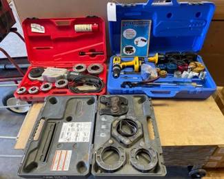 #2114 • Ridgid 2-1/2” 3” 4” Crimp Ring Kit AquaTap and Rothenberger Supertronic 2000
