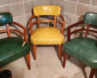 Green Yellow Buckstaff Chairs