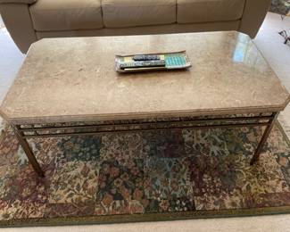 BEAUTIFUL MARBLE TOP COFFEE TABLE