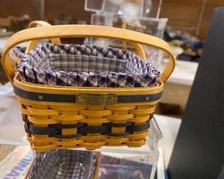 Miniature Longaberger baskets