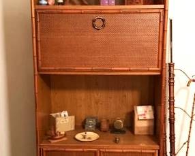 Rattan Shelving Unit