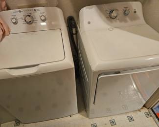 Washer and Dryer, Both Work and Come with owner's manuals. 