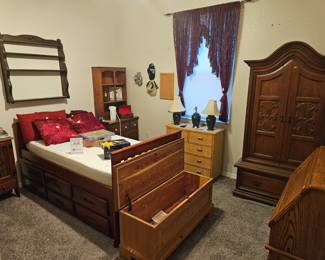 Beautiful Furniture, Lane Cedar Chest, Bed, and other stuff. 