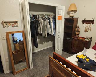 No monsters in this closet, just clothes.  