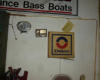 Delco lighted sign (as is)