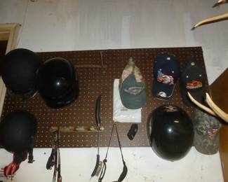 Harley helmet, etc