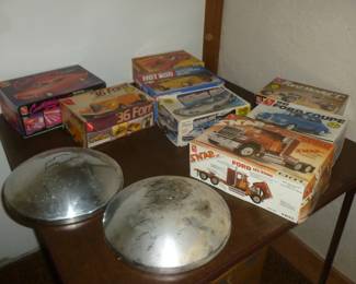 vintage models, chevy hubcaps