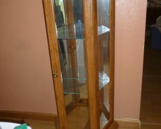Small curio cabinet