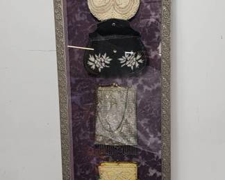 Lot # : 740 - 1920's Flapper girl framed purses

