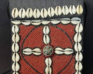 Lot # : 474 - Handmade African beaded handbag
