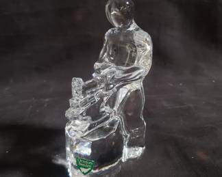 Lot # : 270 - Orrefors Sweden glass blacksmith figurine
