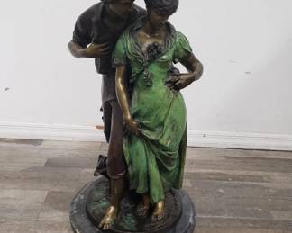 Lot # : 248 - Signed Lucas madrassi bronze statue
