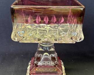 Lot # : 185 - VTG Westmoreland style glass candy dish
