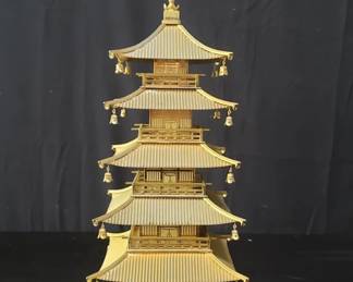 Lot # : 611 - Brass Pagoda

