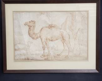 Lot # : 80 - Water color painting on rag paper
