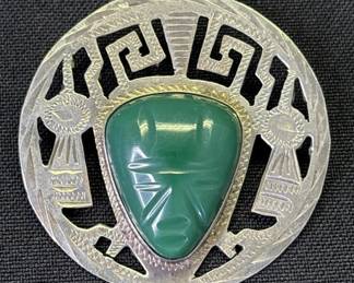 Lot # : 645 - Vintage silver Mexican pin
