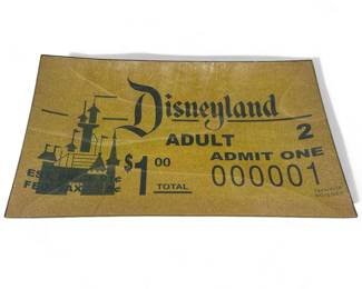 Lot # : 476a - Disneyland 50th Anniversary ticket collectors
