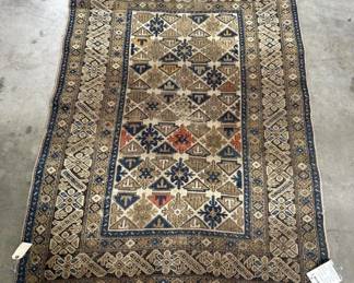 Lot # : 96 - Antique Kazak handmade rug
