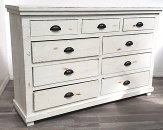 Lot # : 68 - Mission oak style 3 drawer chest of drawers
