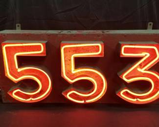 Lot # : 711 - Large vintage neon sign
