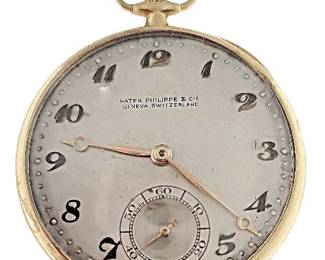 Lot # : 4 - Antique c1925 Patek Philippe pocket watch
