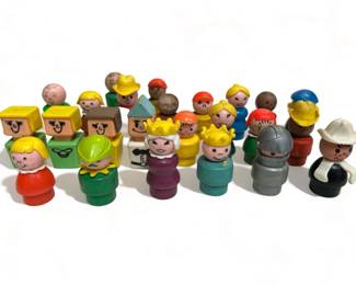 Lot # : 631a - 24 vintage Fisher Price & Playskool people
