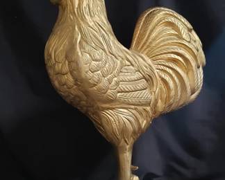 Lot # : 333g - Large cast aluminum rooster
