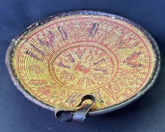 Lot # : 470 - Antique African hand woven basket
