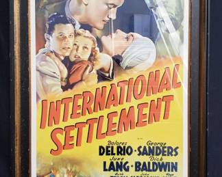 Lot # : 130 - Printed poster in frame
