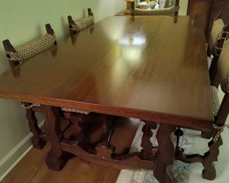 Vintage Dining Table & Chairs