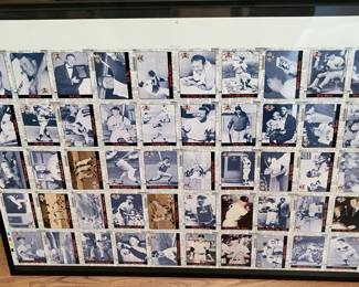 Mickey Mantle Uncut Sheet Cards